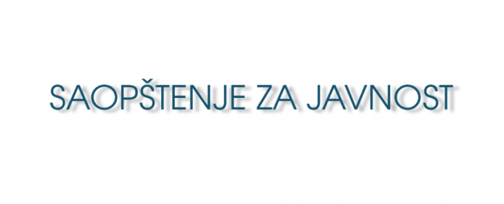Saopštenje za javnost